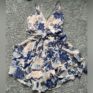 Windsor floral romper dress